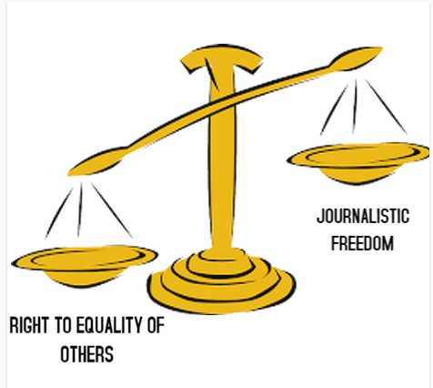 Journalistic Freedom vs. Right to Equality Others