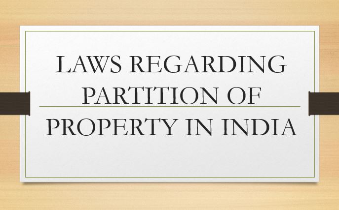 partition of property among family members